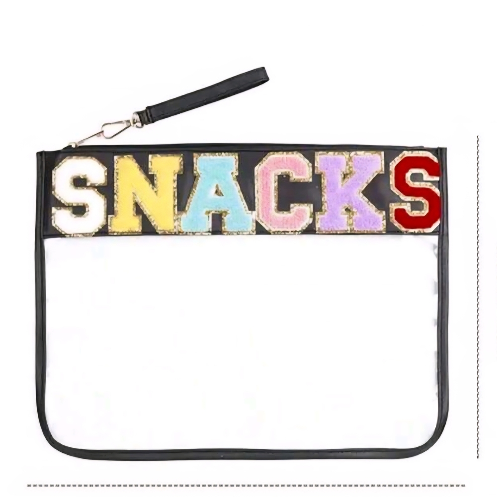 Clear Snack Holder with Colorful Lettering - Picture 3 of 3